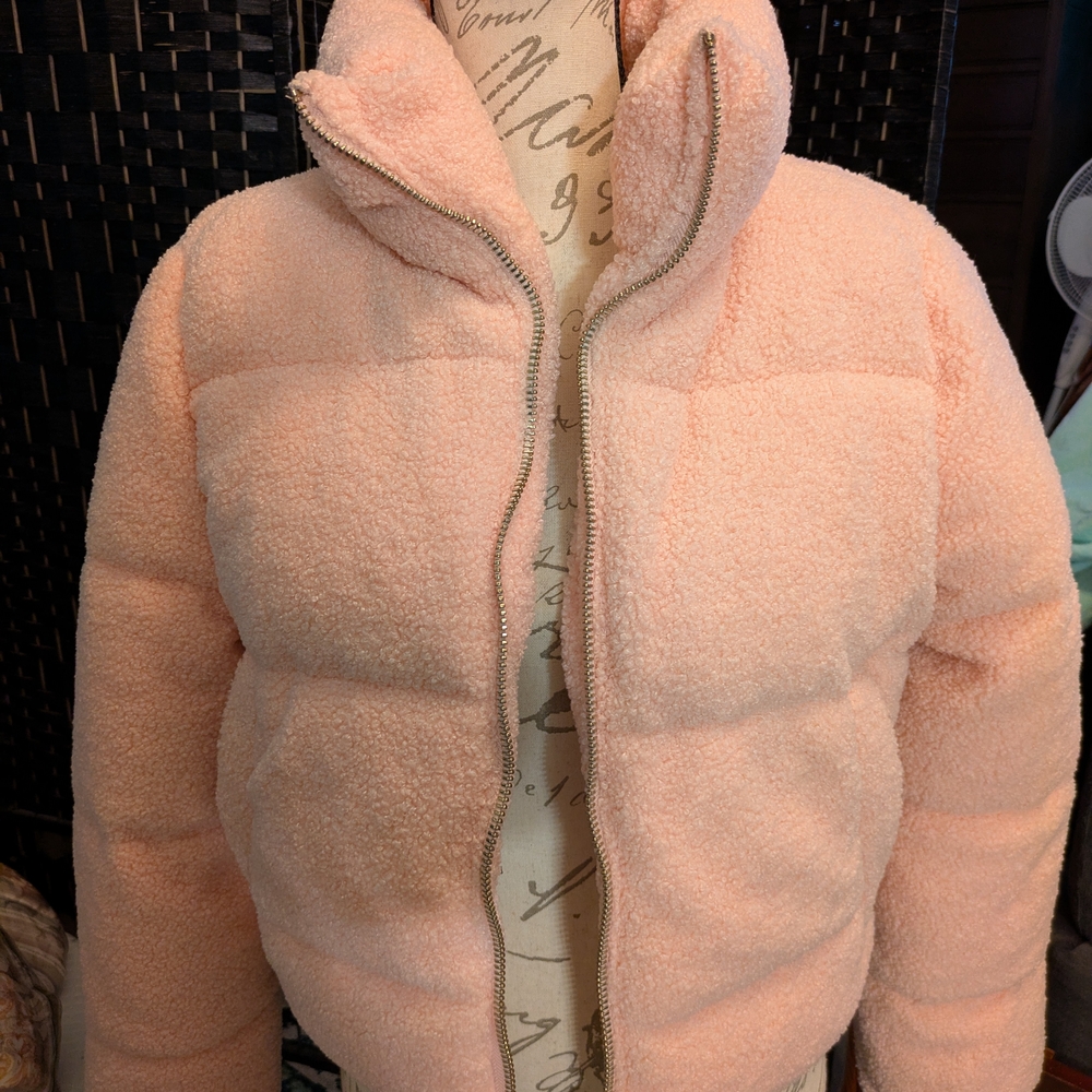 Juicy Couture Peach Teddy Jacket